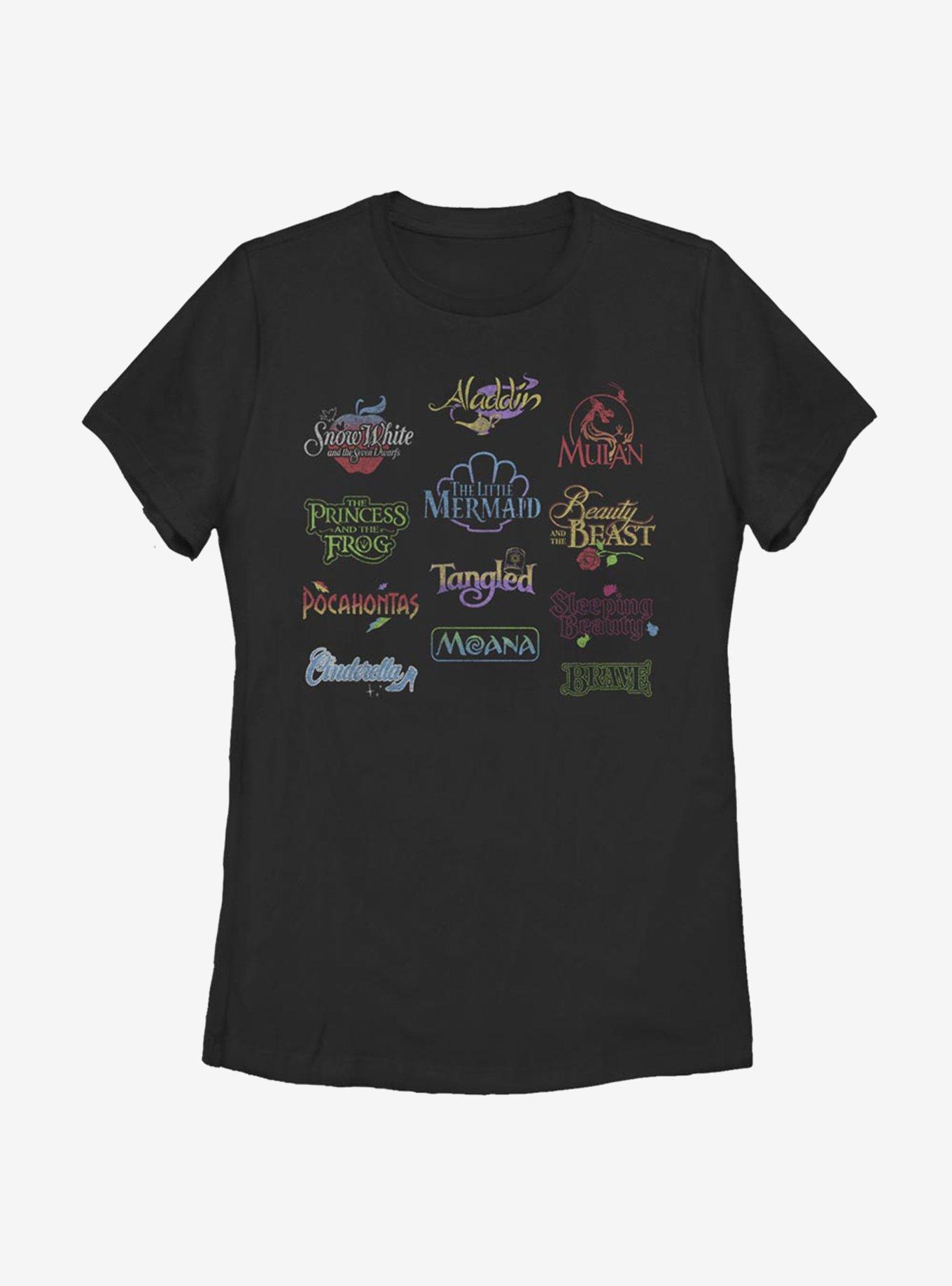 Disney Princesses Disney Princess Titles Womens T-Shirt, , hi-res