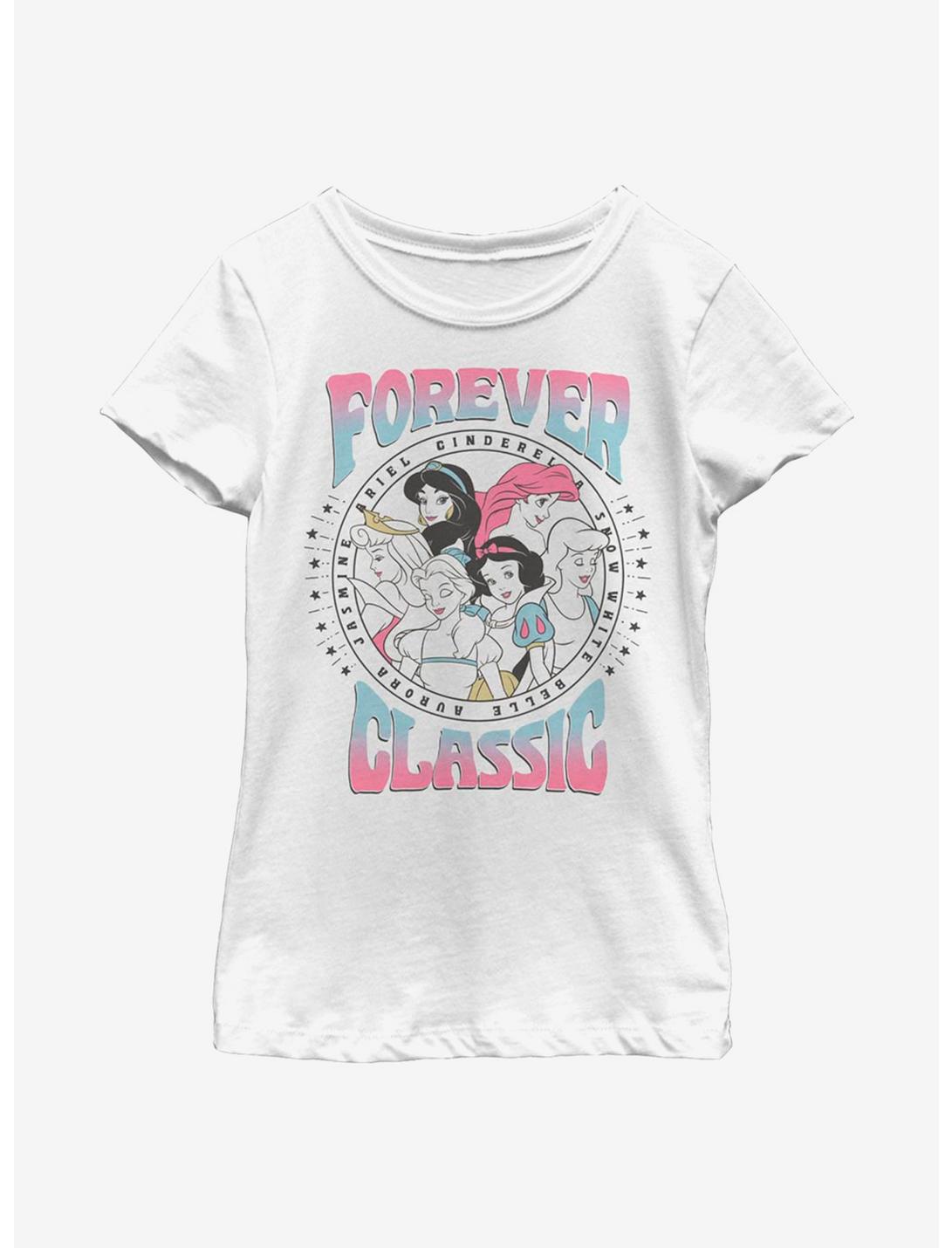 Disney Princesses Classic Princess Youth Girls T-Shirt, WHITE, hi-res