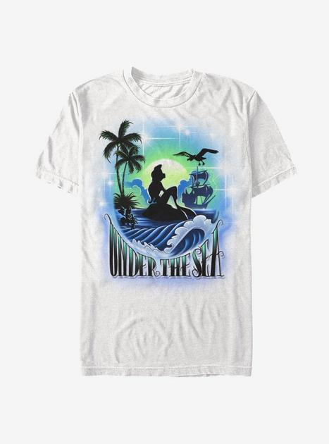 Disney The Little Mermaid Under The Sea T-Shirt - WHITE | BoxLunch