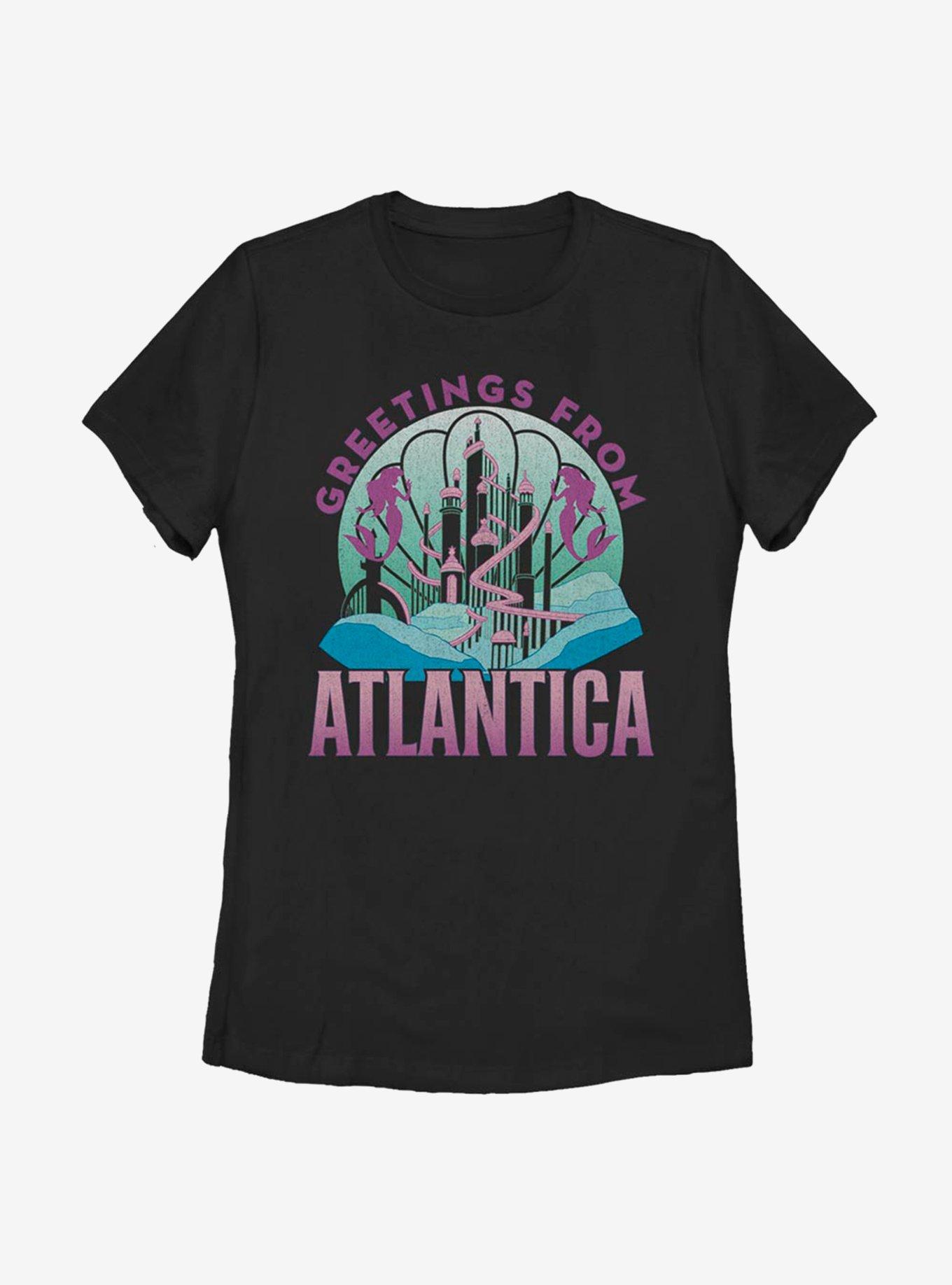 Disney The Little Mermaid Atlantica Womens T-Shirt, BLACK, hi-res