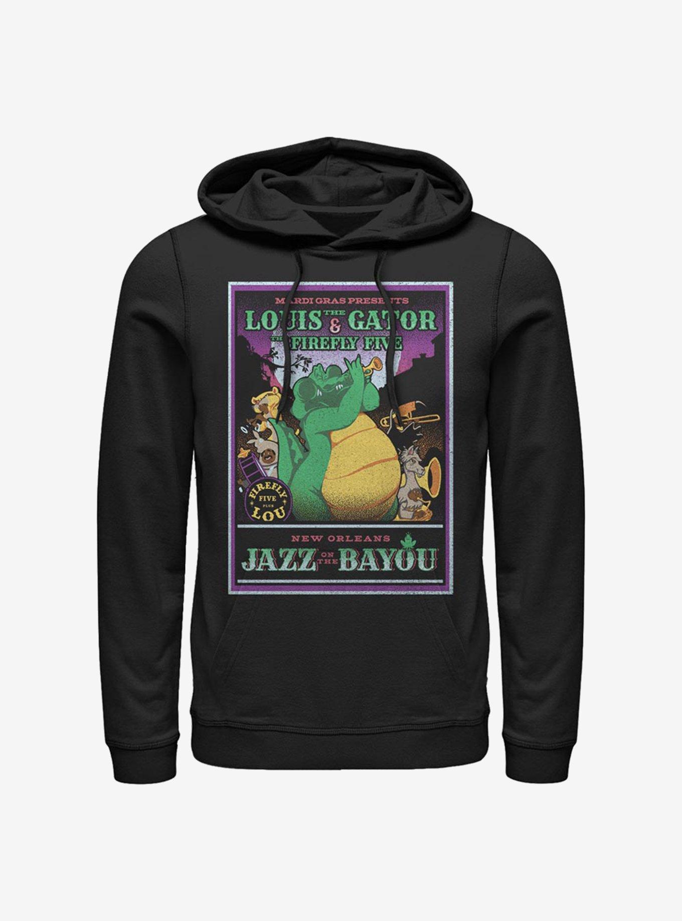 Disney The Princess And The Frog Louis Mardi Gras Hoodie, , hi-res