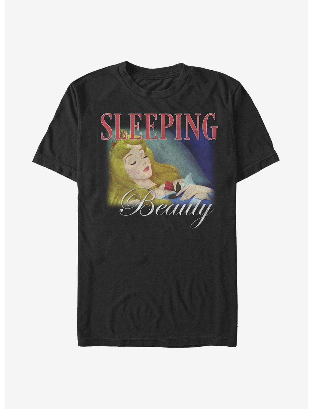 Disney Sleeping Beauty True Love Conquers All T-Shirt, BLACK, hi-res