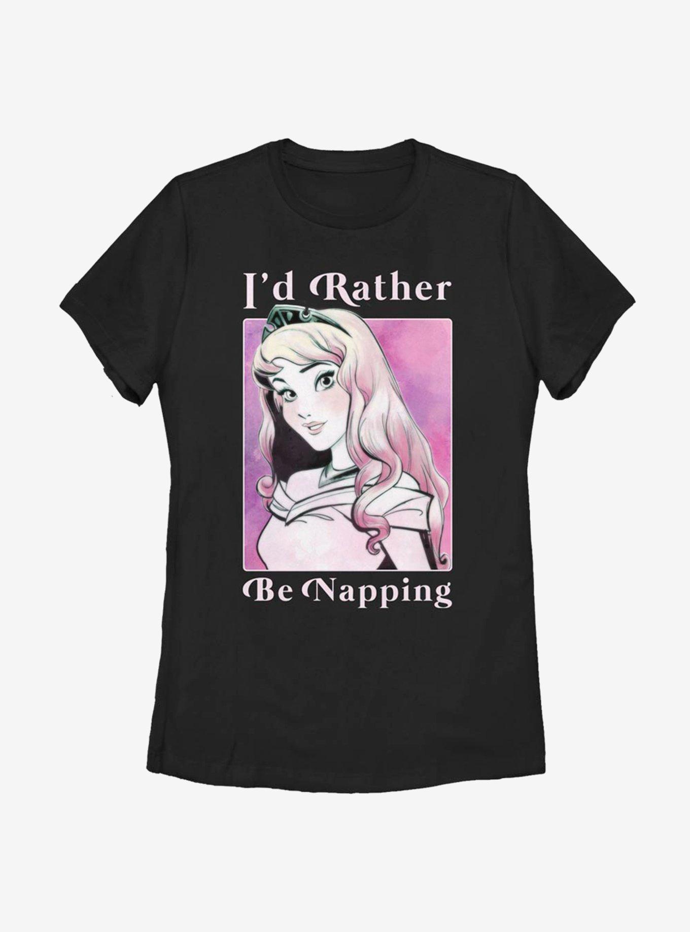 Disney Sleeping Beauty Rather Be Napping Womens T-Shirt, , hi-res