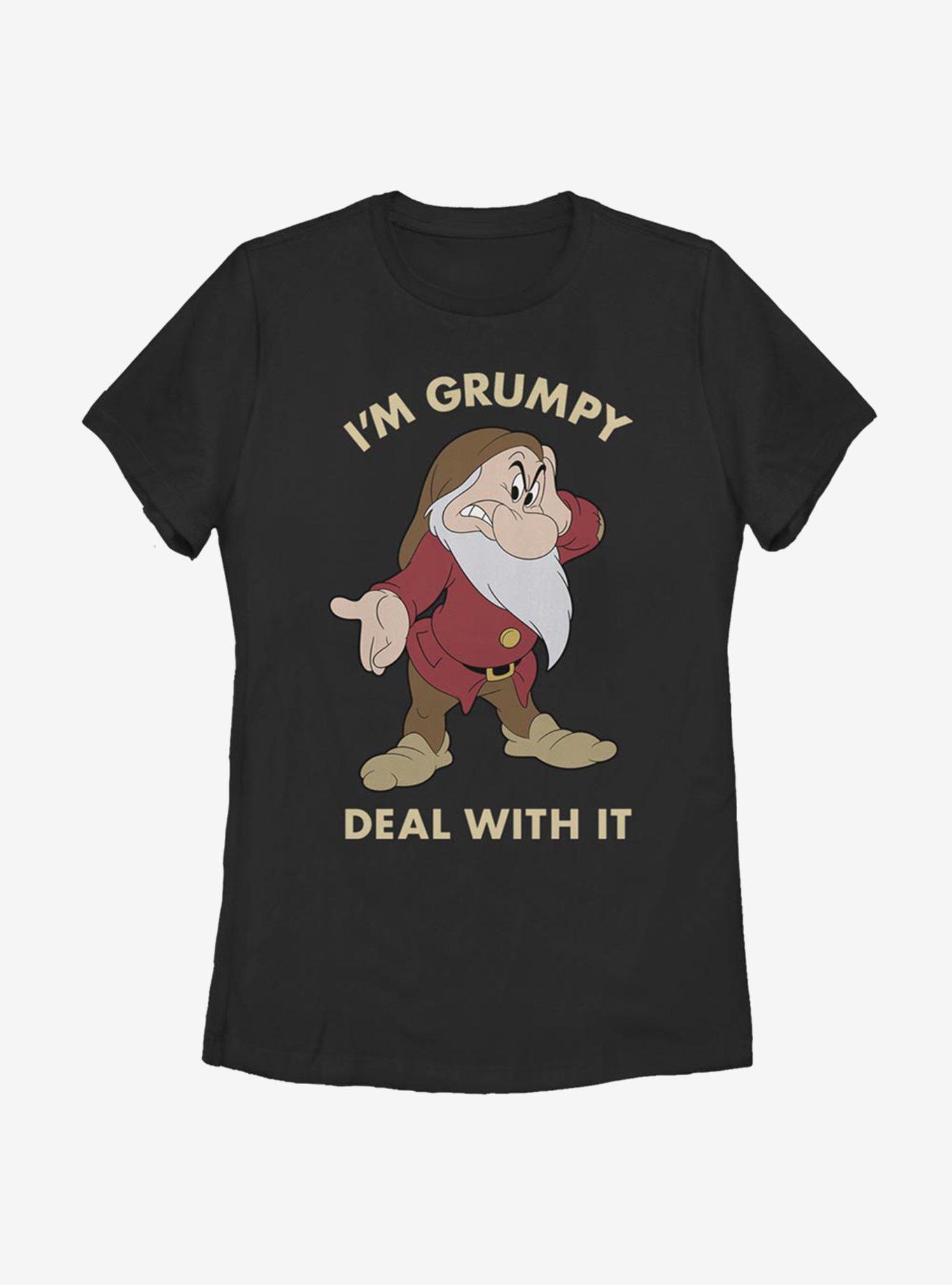 Disney Snow White And The Seven Dwarfs Grumpy Deal Womens T-Shirt, , hi-res