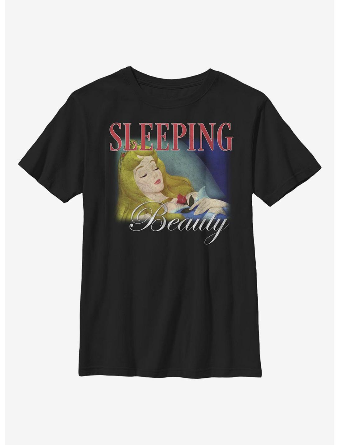 Disney Sleeping Beauty True Love Conquers All Youth T-Shirt, BLACK, hi-res
