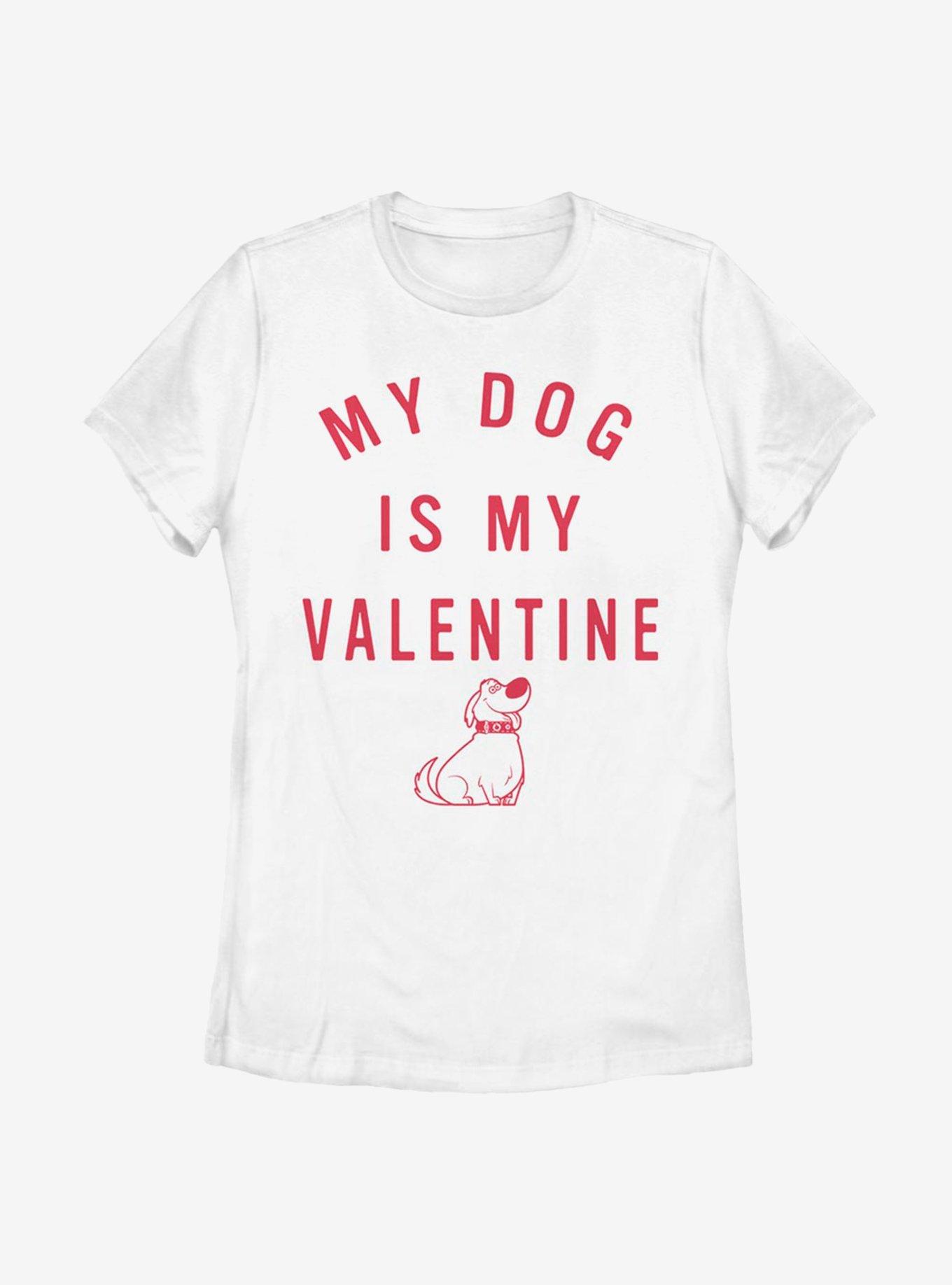 Disney Pixar Up Valentine Dug Womens T-Shirt, , hi-res