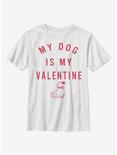 Disney Pixar Up Valentine Dug Youth T-Shirt, WHITE, hi-res