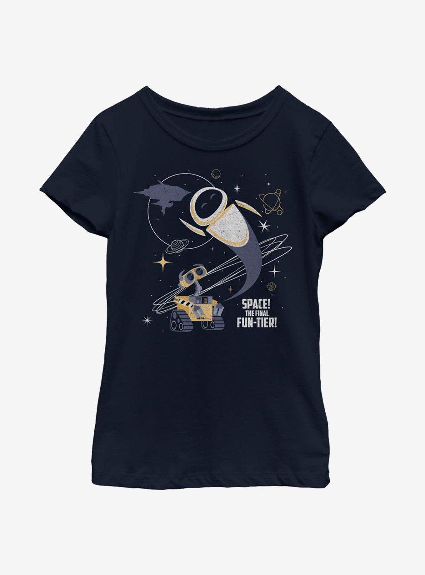 Disney Pixar WALL-E Retro Space Fun-tier Youth Girls T-Shirt, , hi-res