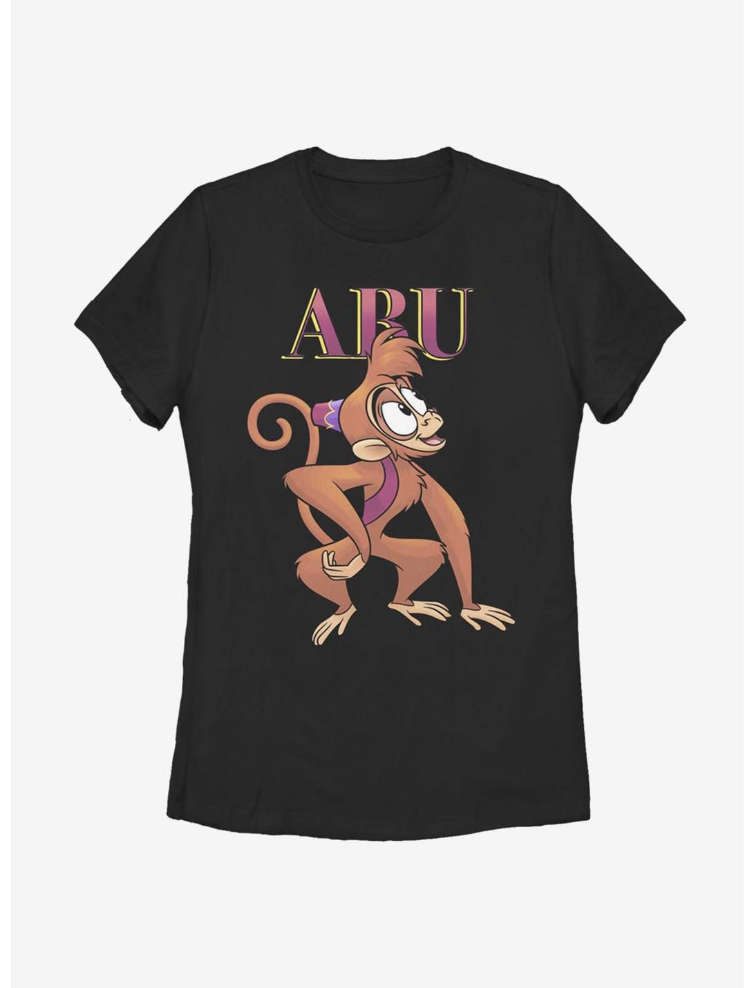 Disney Aladdin Abu Womens T-Shirt, BLACK, hi-res