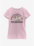 Disney Beauty And The Beast Weekend Belle Youth Girls T-Shirt, PINK, hi-res