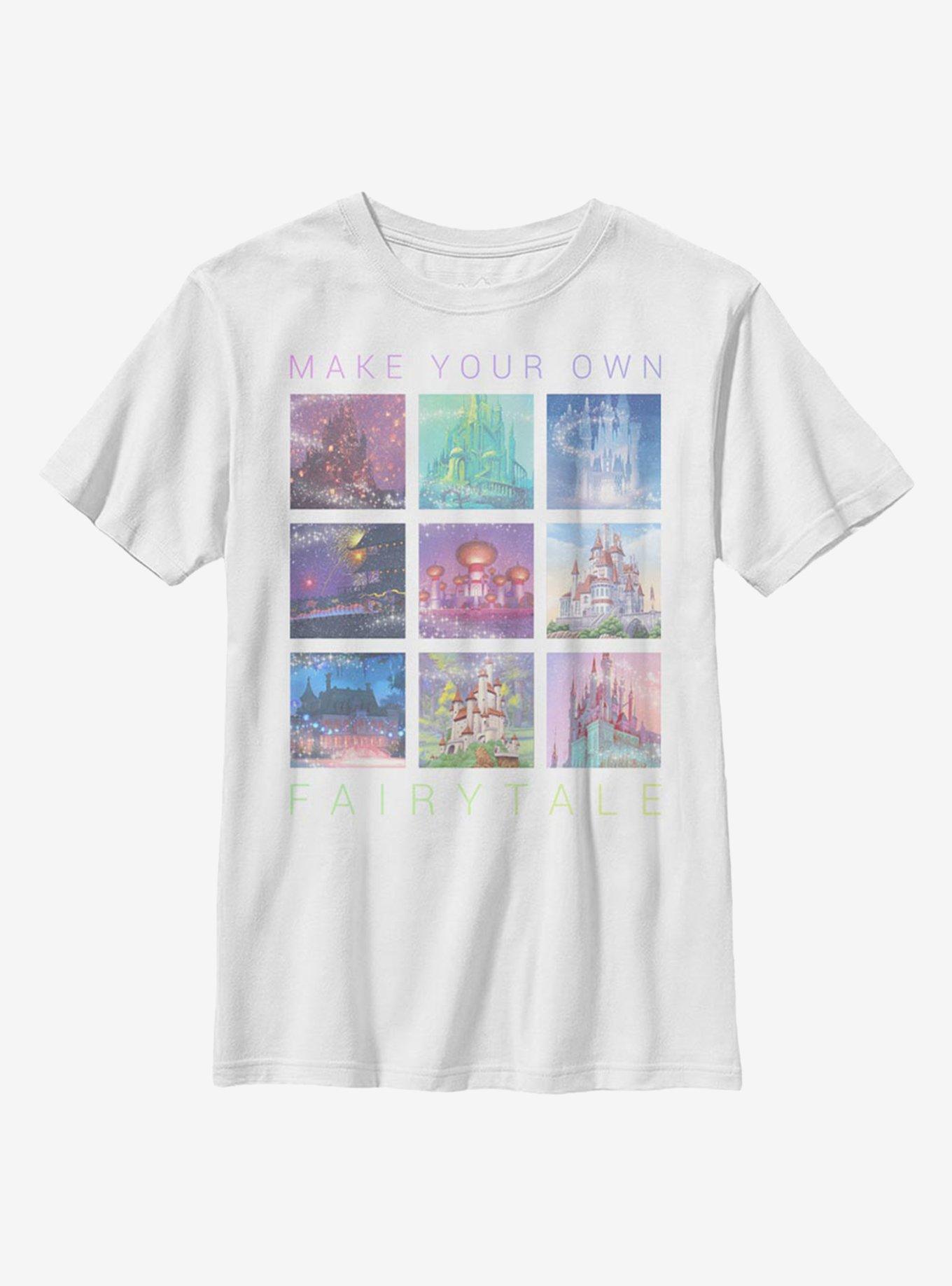 Disney Princesses Castles Youth T-Shirt, , hi-res