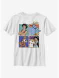 Disney Aladdin Four Square Youth T-Shirt, WHITE, hi-res