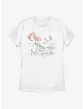 Disney The Little Mermaid Watercolor Fade Ariel Womens T-Shirt, , hi-res