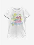 Disney The Little Mermaid Beachy Ariel Youth Girls T-Shirt, WHITE, hi-res