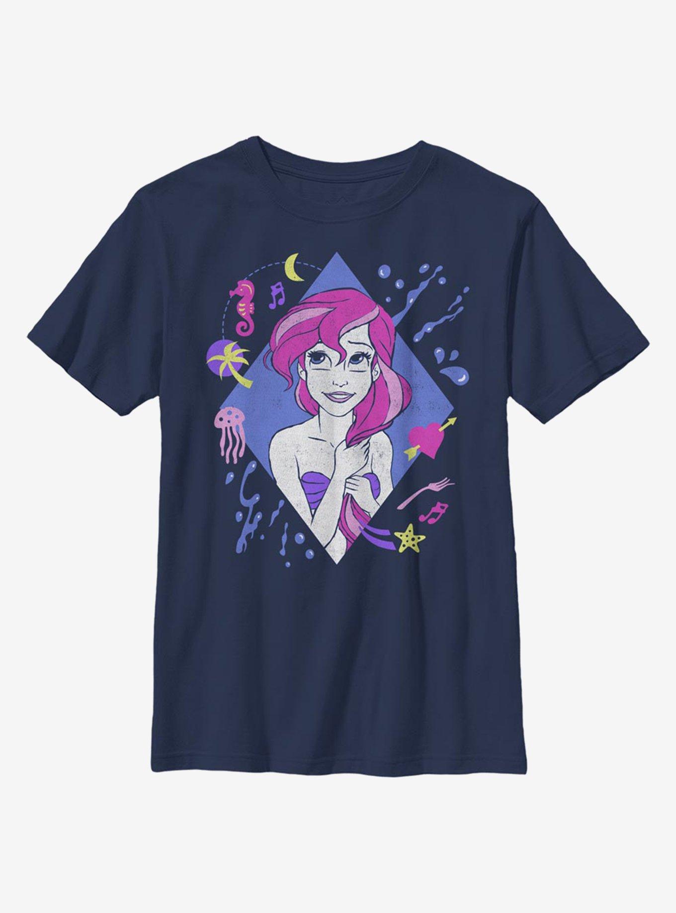 Disney The Little Mermaid 90s Ariel Youth T-Shirt, , hi-res