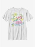 Disney The Little Mermaid Beachy Ariel Youth T-Shirt, WHITE, hi-res