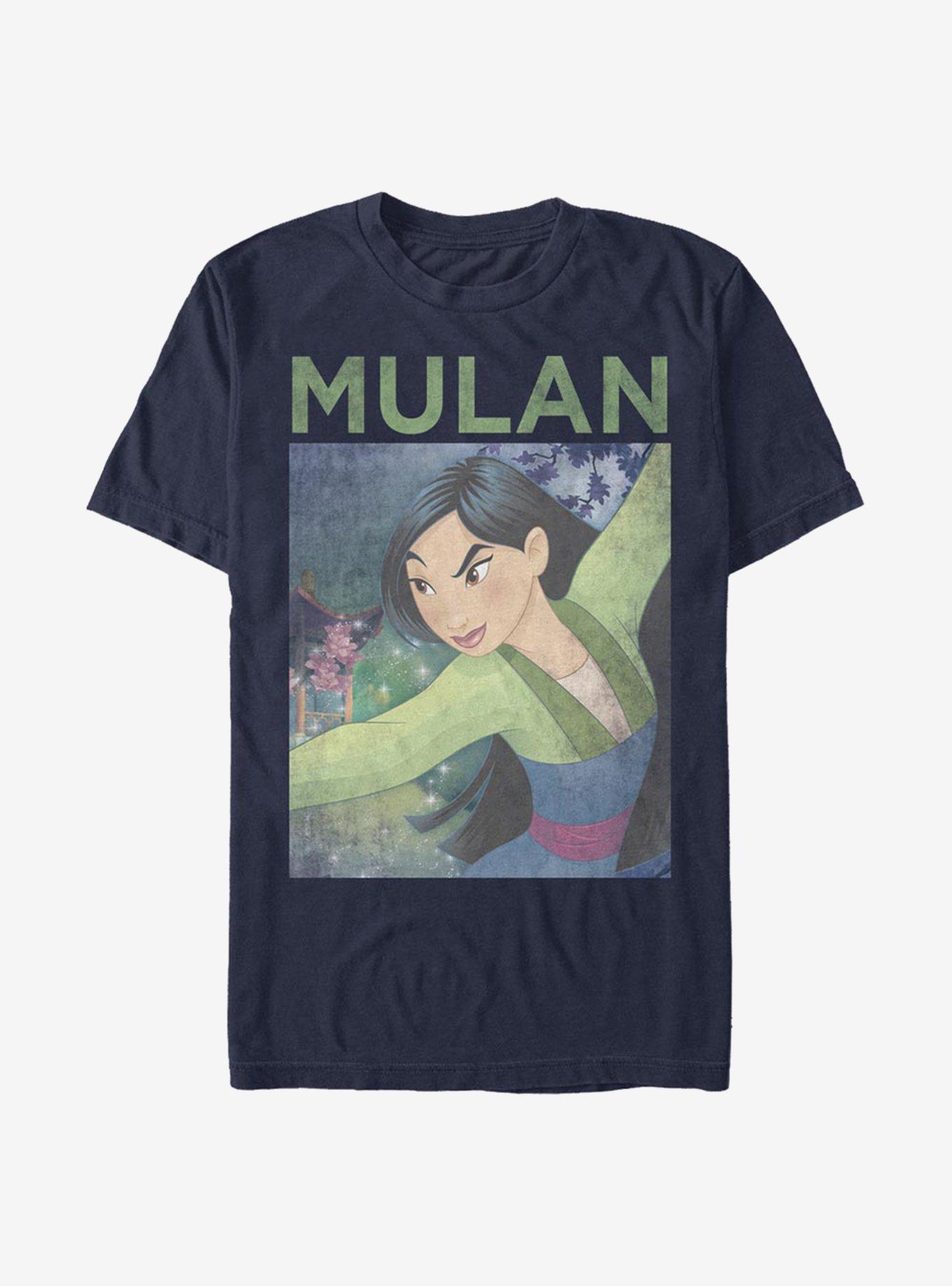 Disney Mulan Mushu Poster T-Shirt, NAVY, hi-res
