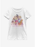 Disney Princesses Believe Youth Girls T-Shirt, WHITE, hi-res