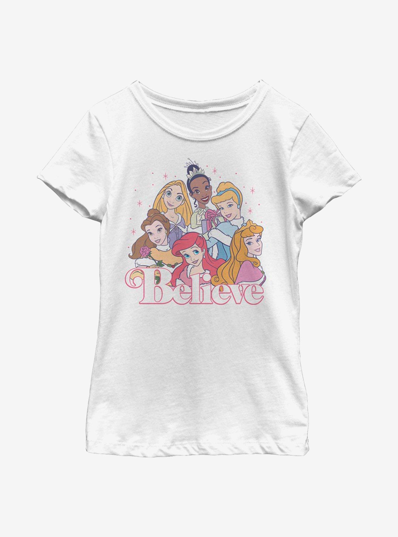 Disney Princesses Believe Youth Girls T-Shirt, , hi-res