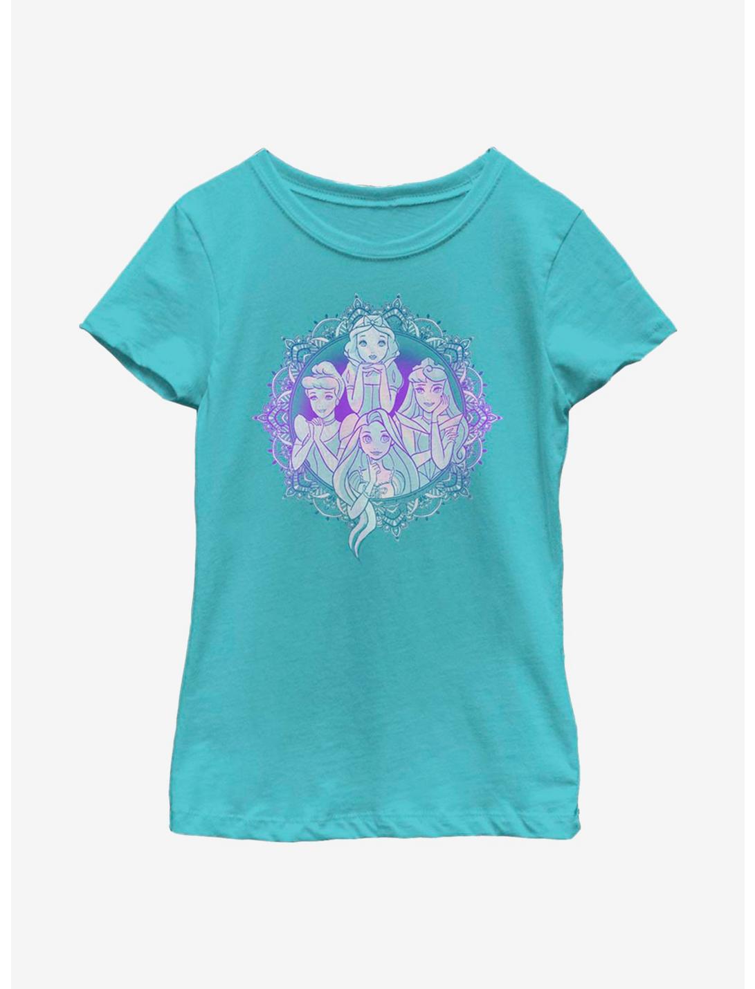 Disney Princesses Princess Portrait Youth Girls T-Shirt, TAHI BLUE, hi-res