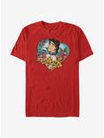 Disney The Little Mermaid Eric Great Catch T-Shirt, RED, hi-res