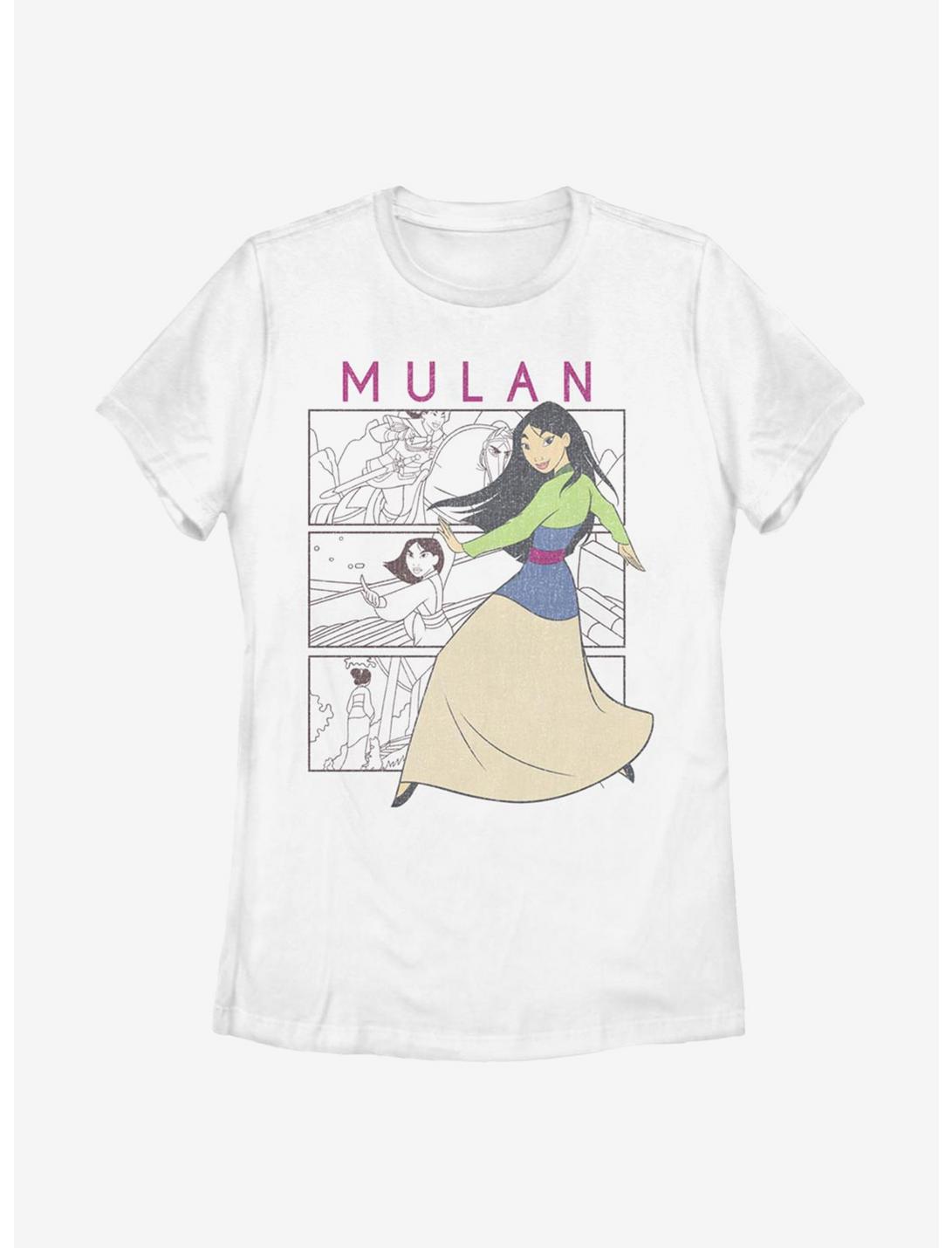 Disney Mulan Sequence V2 Womens T-Shirt, WHITE, hi-res