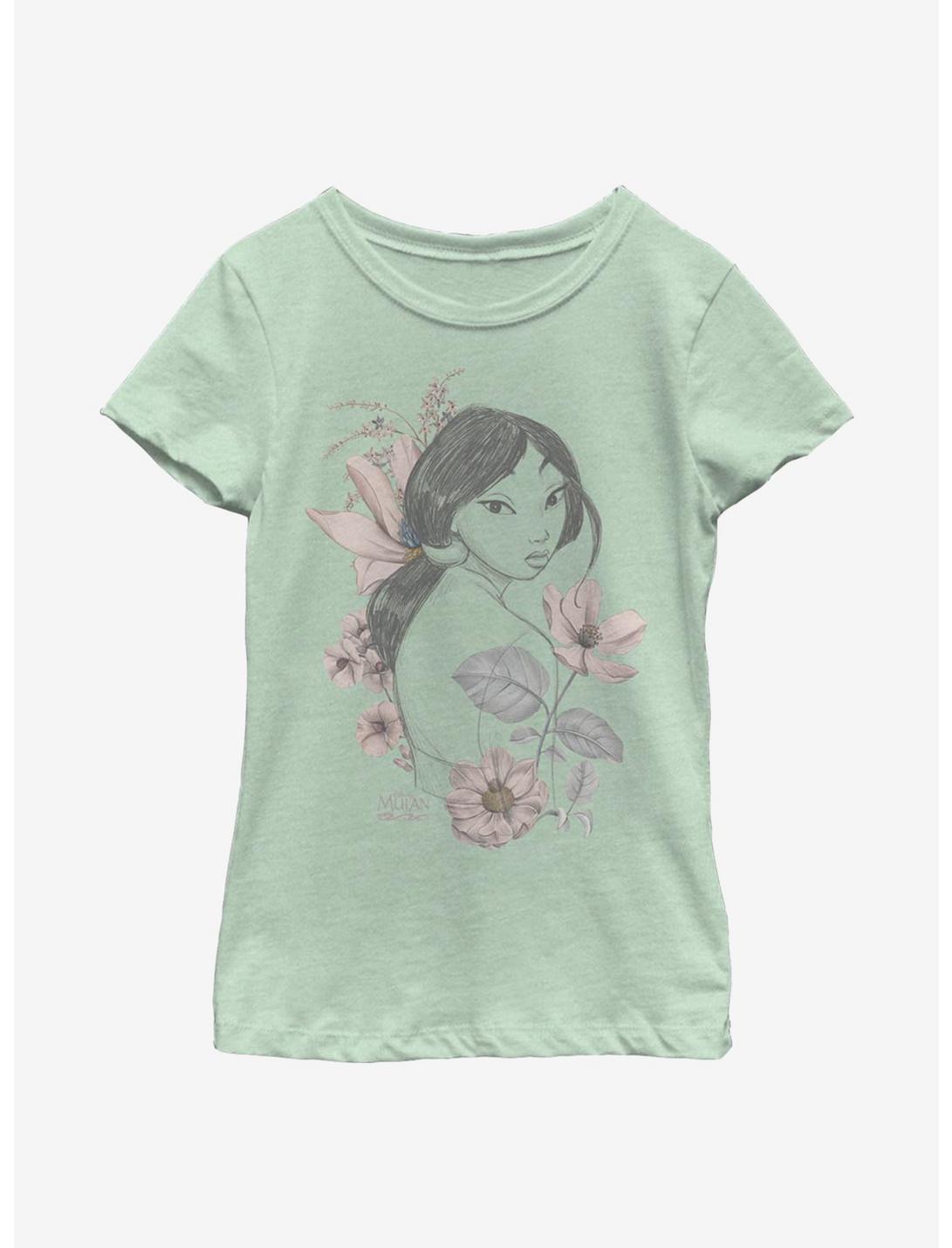 Disney Mulan Magnolia Youth Girls T-Shirt, MINT, hi-res