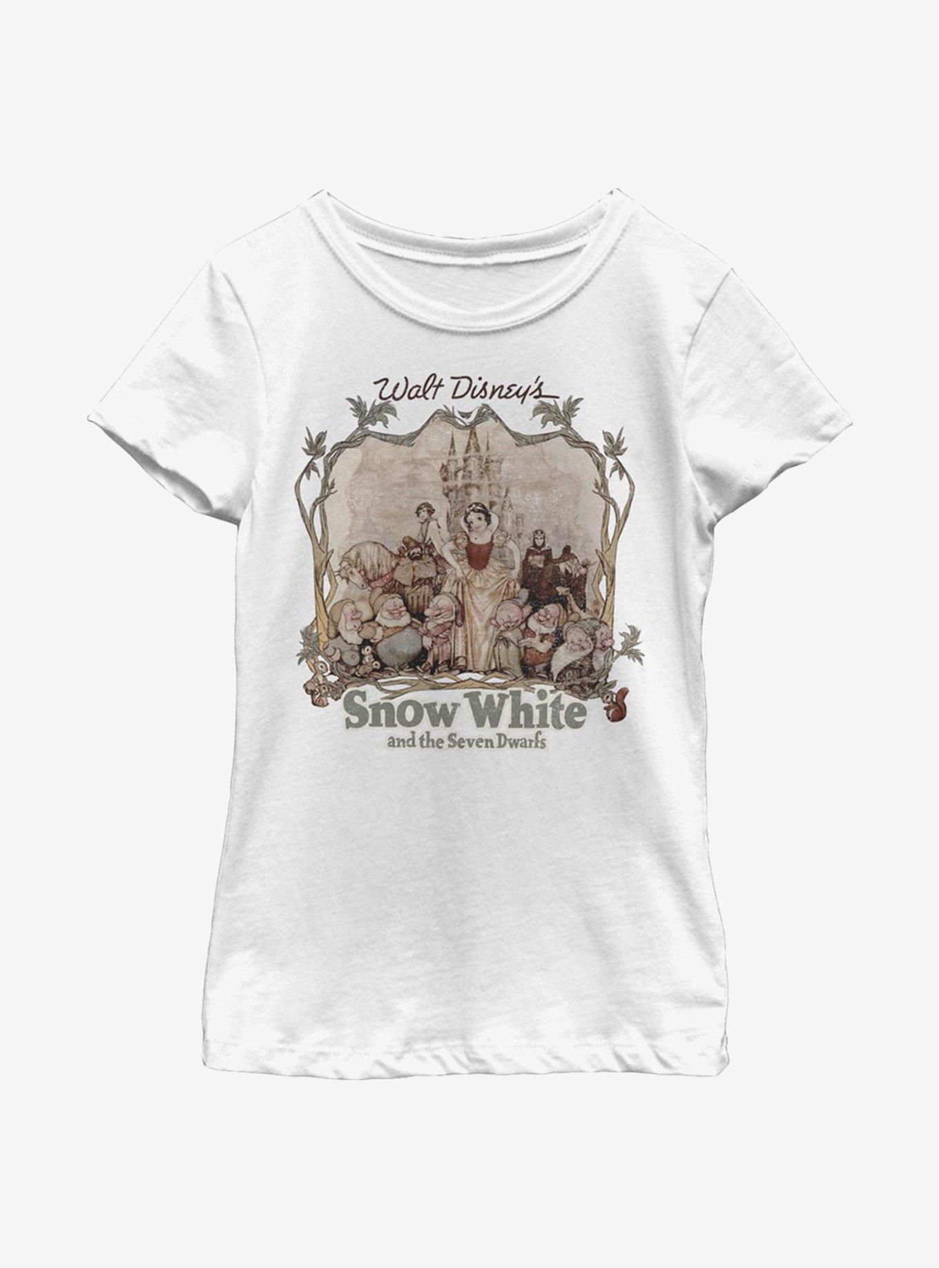 Disney Snow White And The Seven Dwarfs Friends Youth Girls T-Shirt, , hi-res