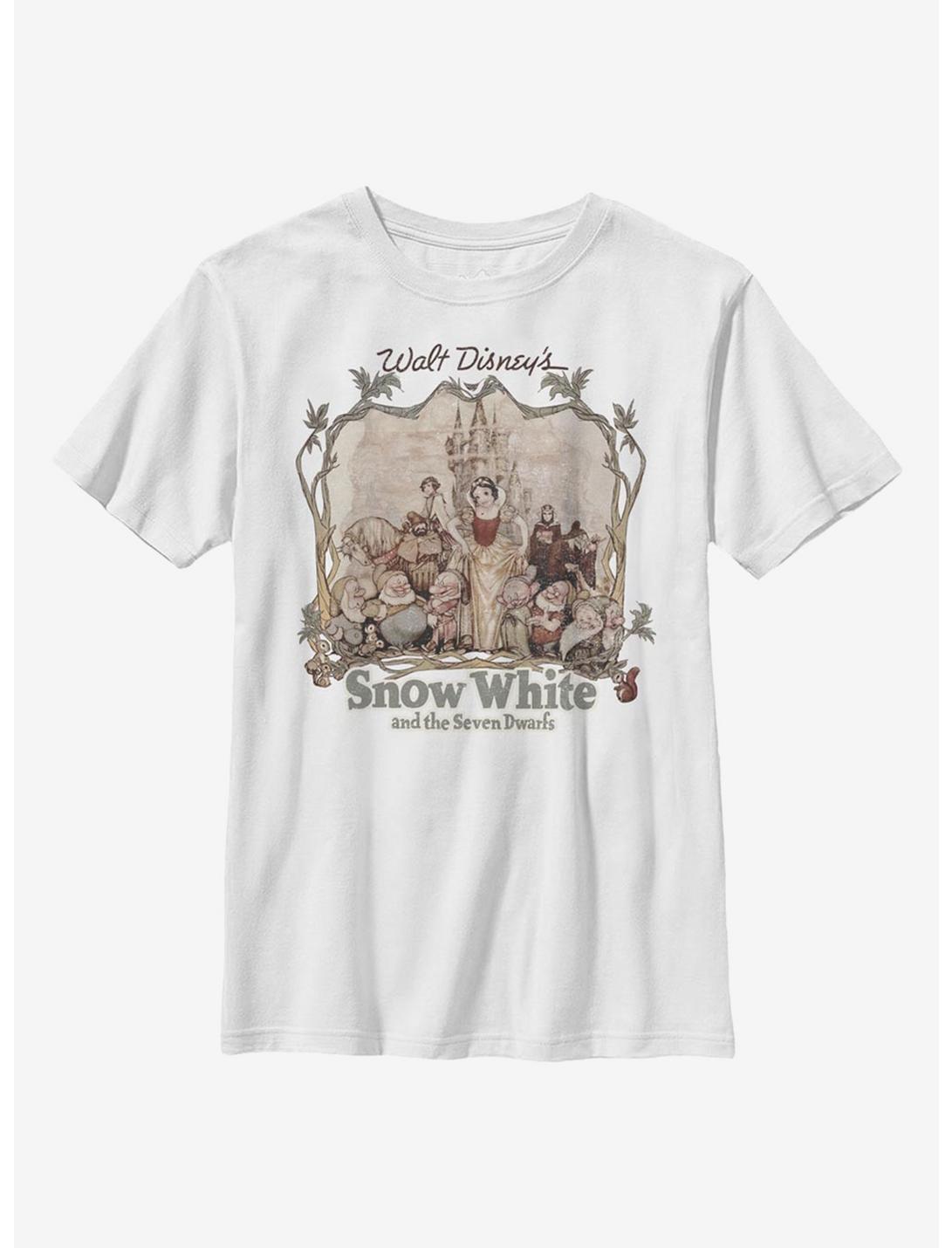 Disney Snow White And The Seven Dwarfs Friends Youth T-Shirt, WHITE, hi-res