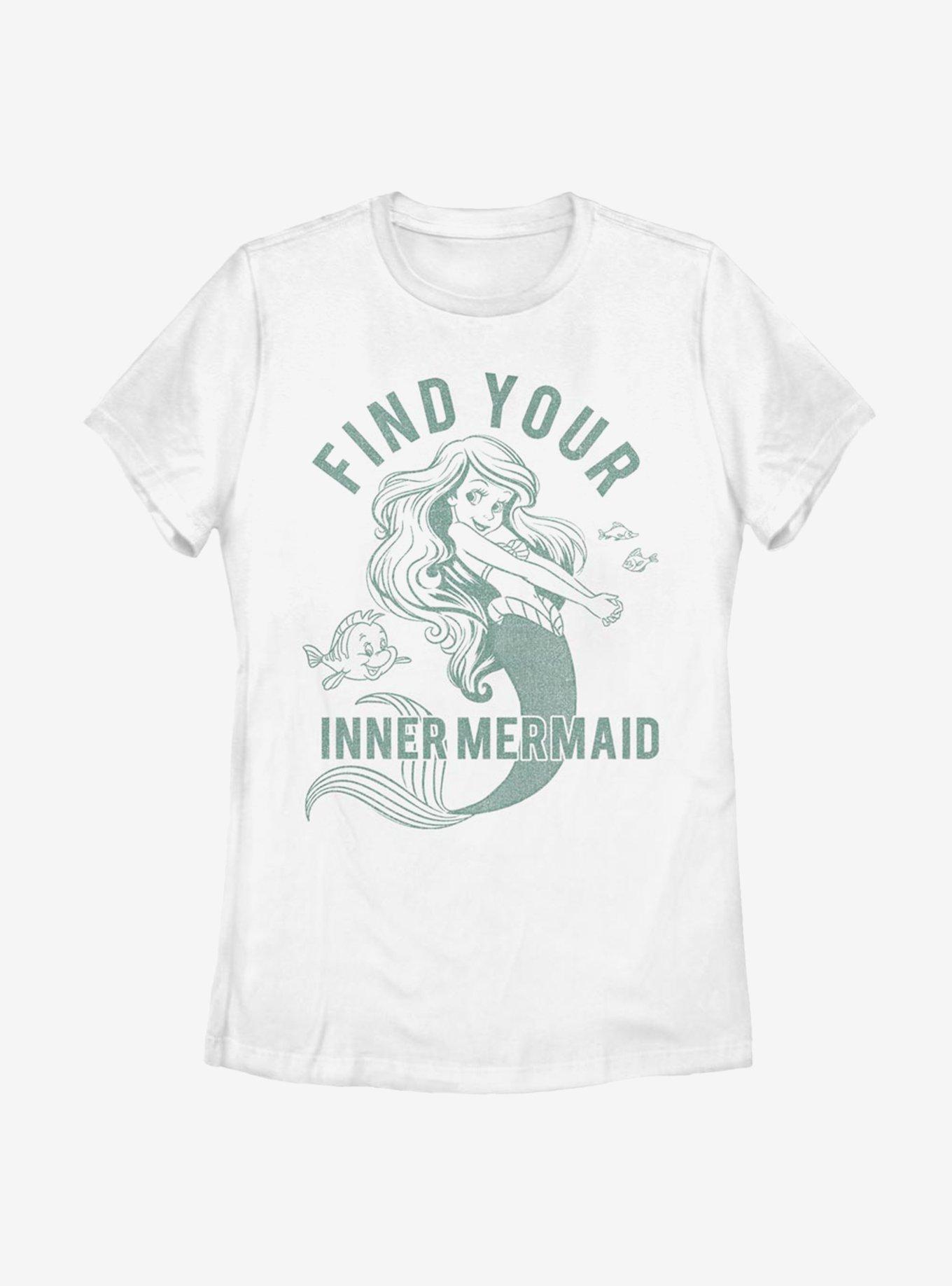 Disney The Little Mermaid Inner Mermaid Womens T-Shirt