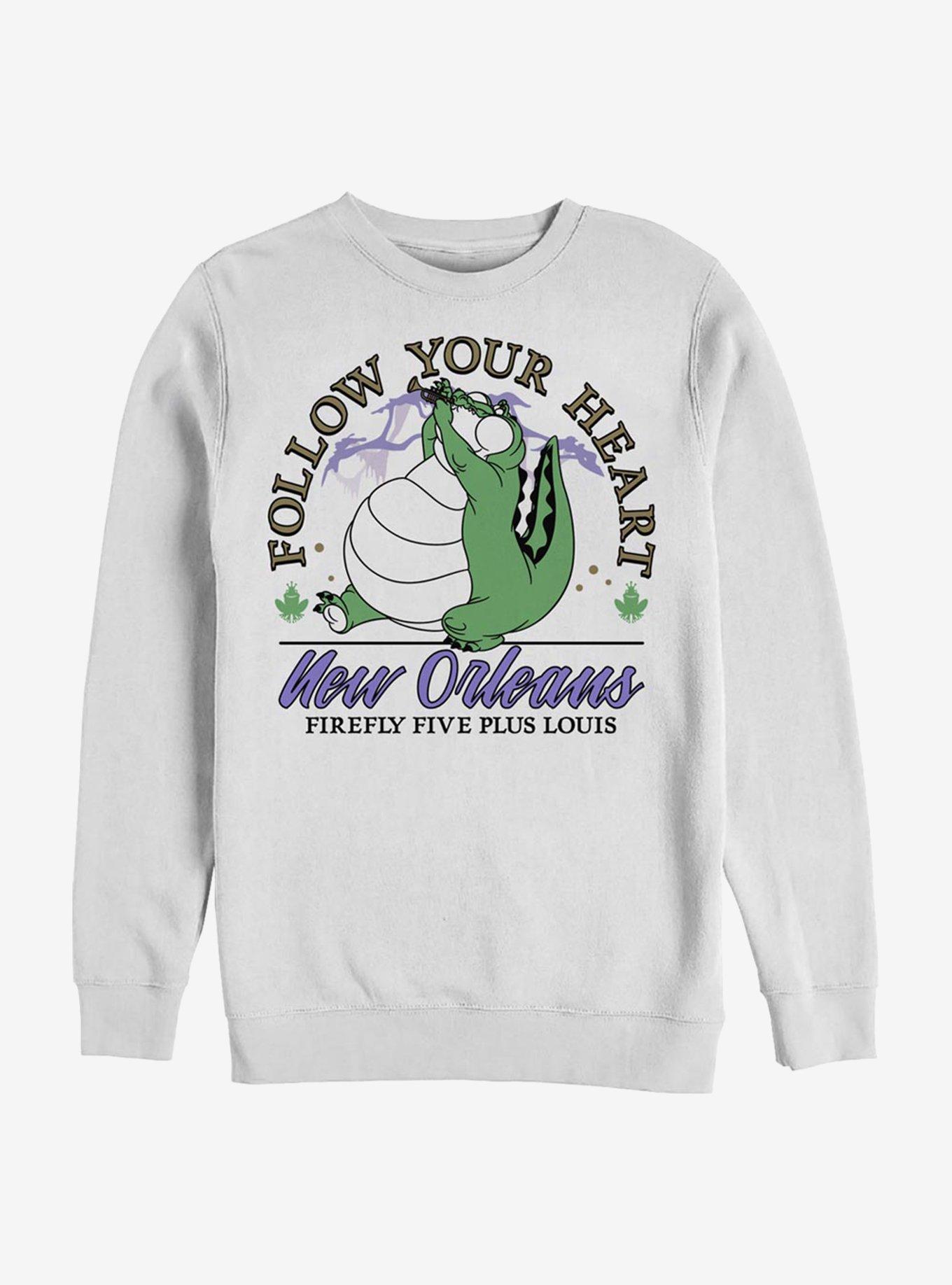 Disney The Princess And The Frog Firefly Five Sweatshirt, WHITE, hi-res