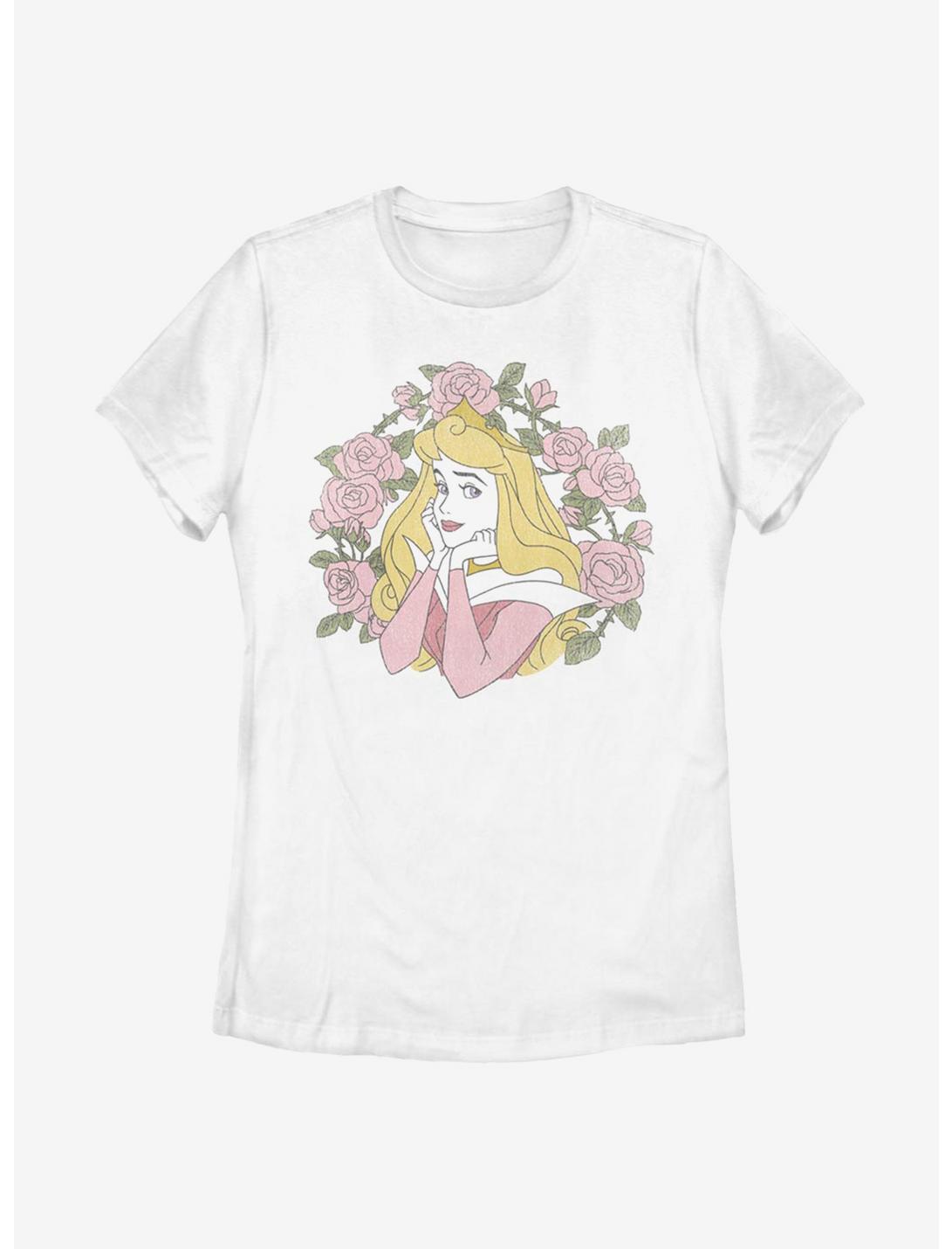 Disney Sleeping Beauty Briar Rose Thorns Womens T-Shirt, WHITE, hi-res