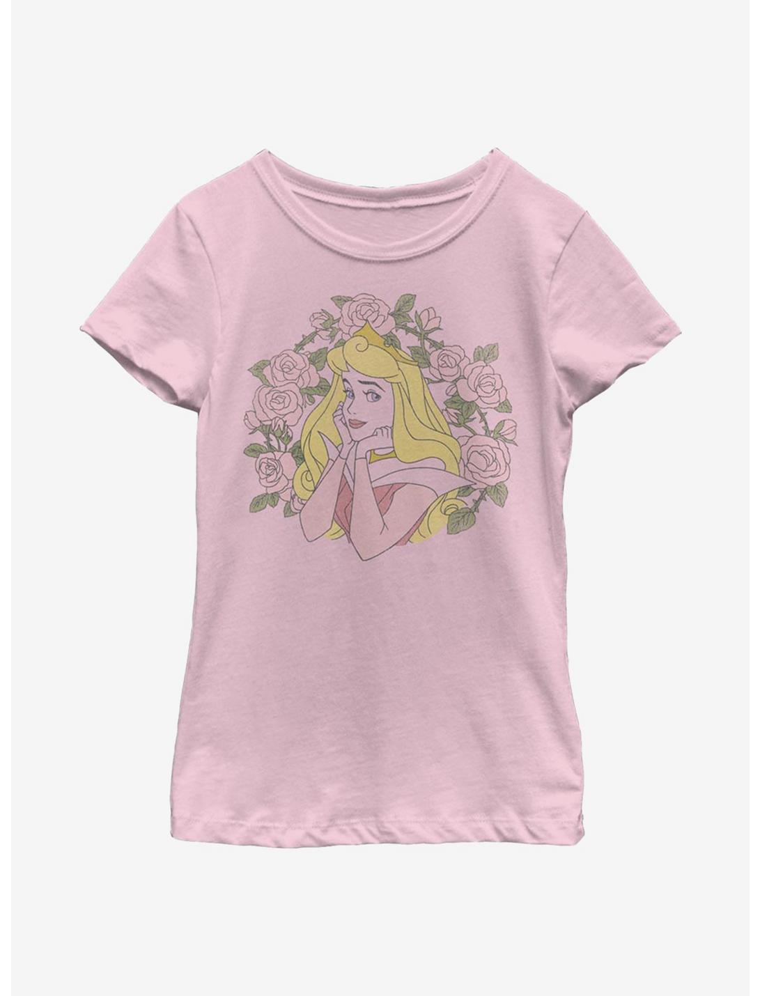 Disney Sleeping Beauty Briar Rose Thorns Youth Girls T-Shirt, PINK, hi-res