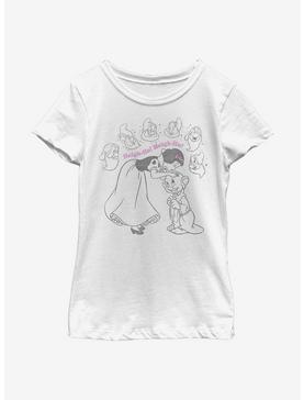 Disney Snow White And The Seven Dwarfs Heigh-Ho Youth Girls T-Shirt, , hi-res