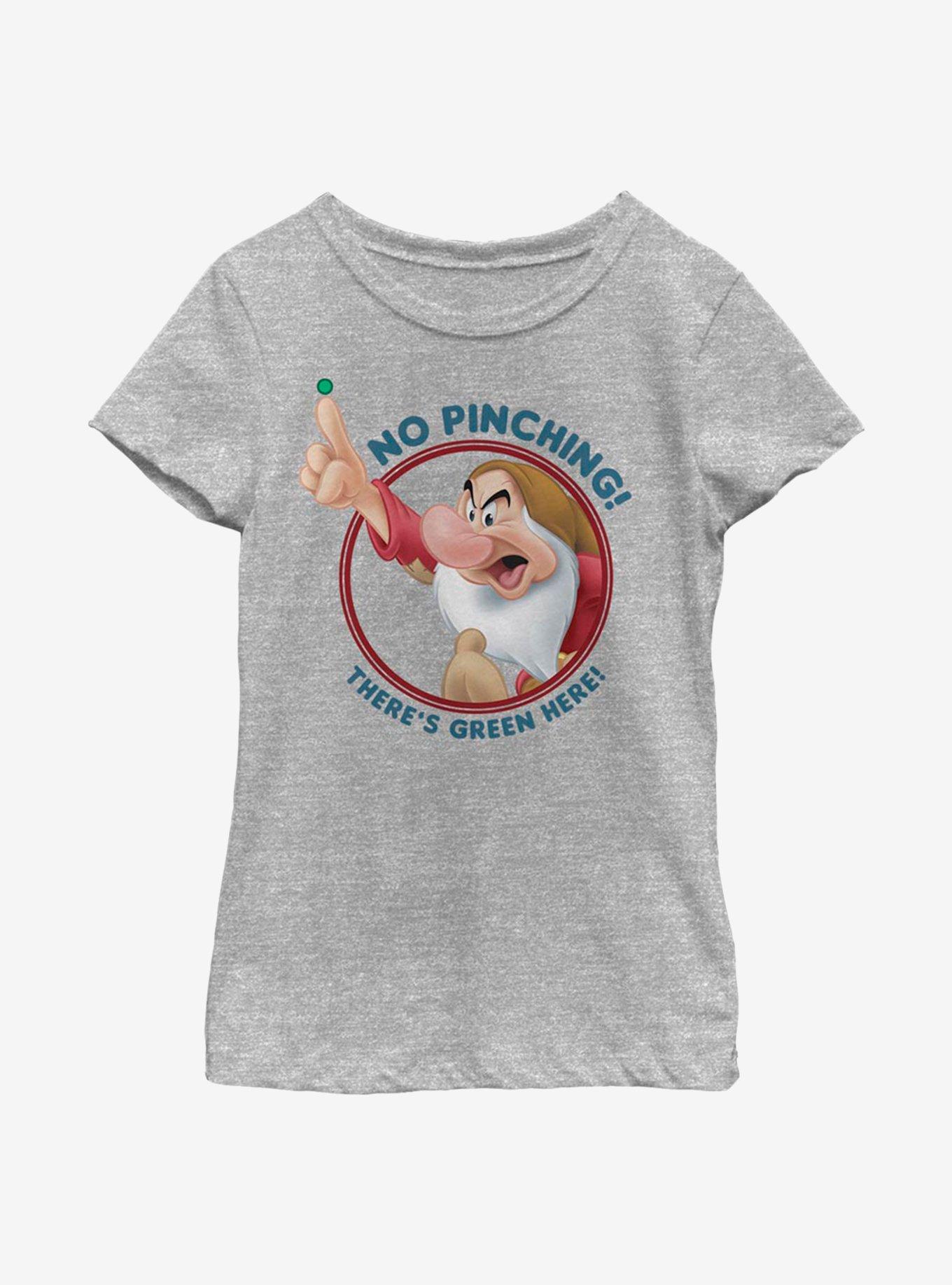 Disney Snow White And The Seven Dwarfs No Pinching Grumpy Youth Girls T-Shirt, , hi-res