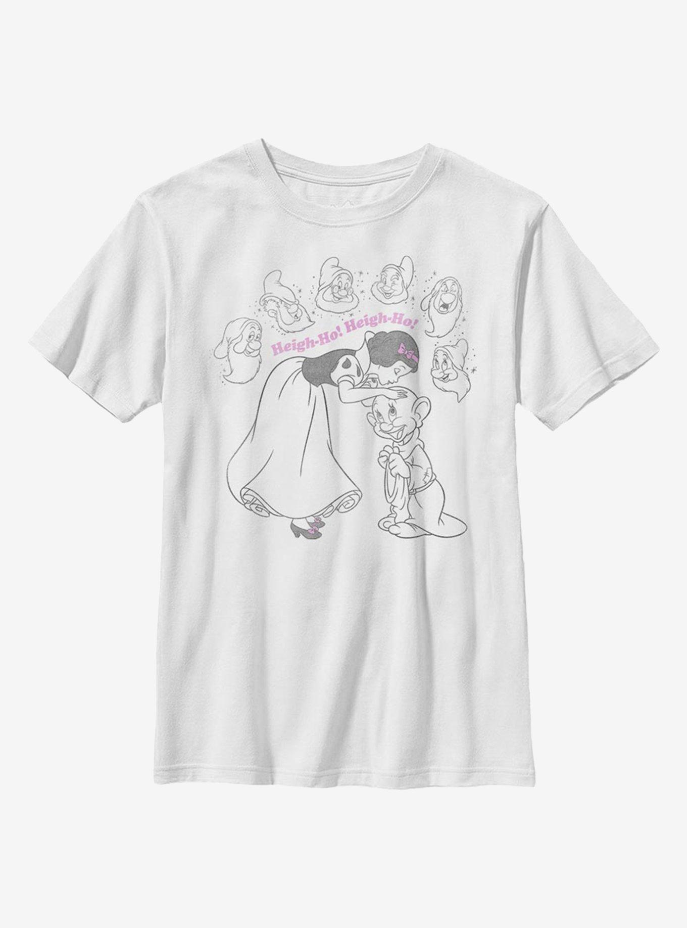 Disney Snow White And The Seven Dwarfs Heigh-Ho Youth T-Shirt, , hi-res