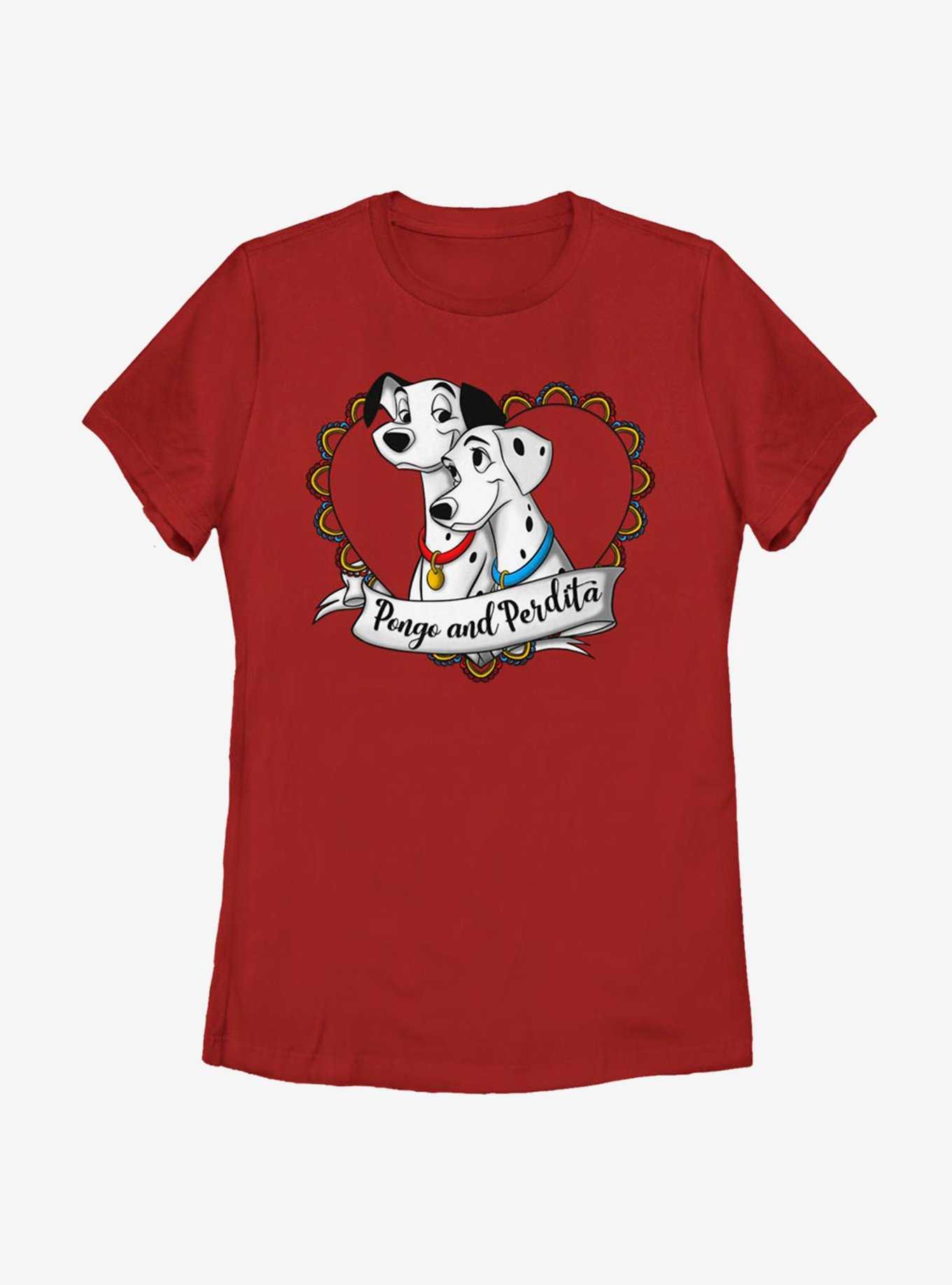 Disney 101 Dalmatians Pongo And Perdita Womens T-Shirt, , hi-res