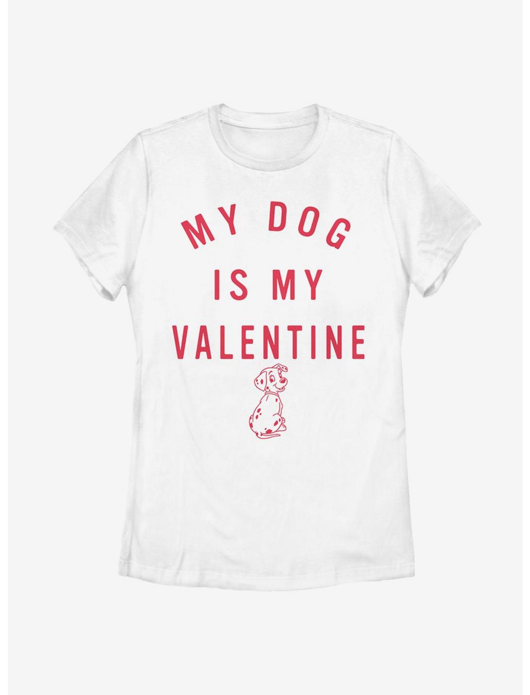 Disney 101 Dalmatians Valentine Pup Womens T-Shirt, WHITE, hi-res