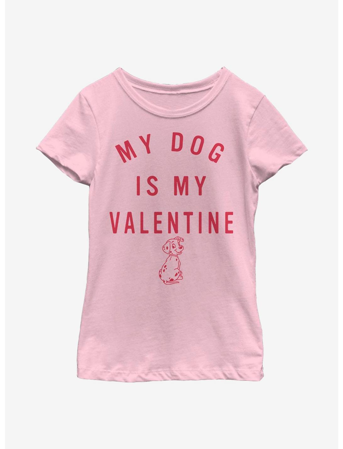 Disney 101 Dalmatians Valentine Pup Youth Girls T-Shirt, PINK, hi-res