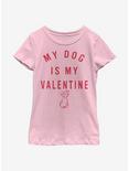 Disney 101 Dalmatians Valentine Pup Youth Girls T-Shirt, PINK, hi-res