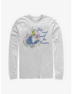 Disney Alice In Wonderland Smell The Flowers Long-Sleeve T-Shirt, , hi-res
