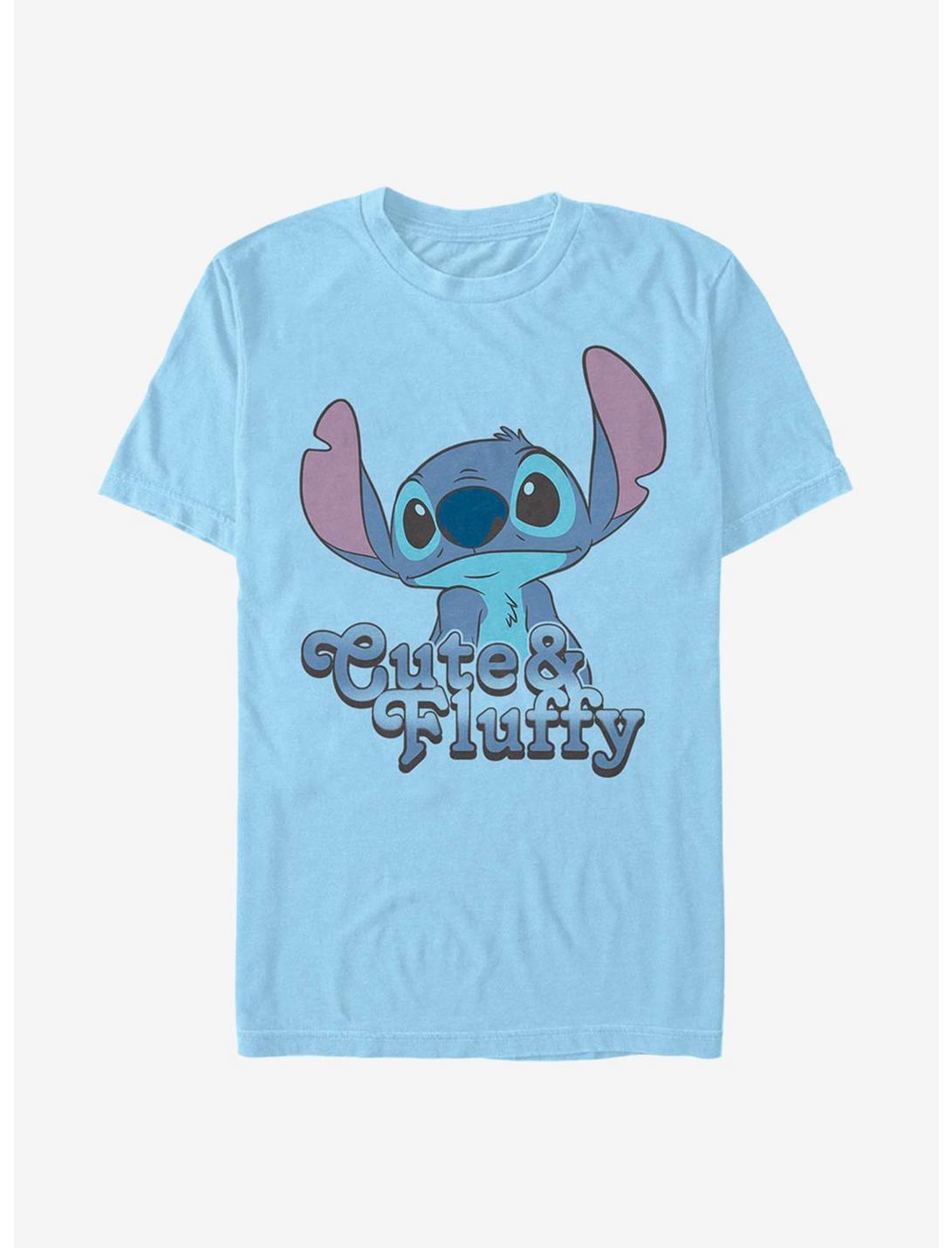 Disney Lilo And Stitch Fluffy Stitch T-Shirt, LT BLUE, hi-res