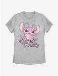 Disney Lilo And Stitch Fluffy Angel Womens T-Shirt, ATH HTR, hi-res