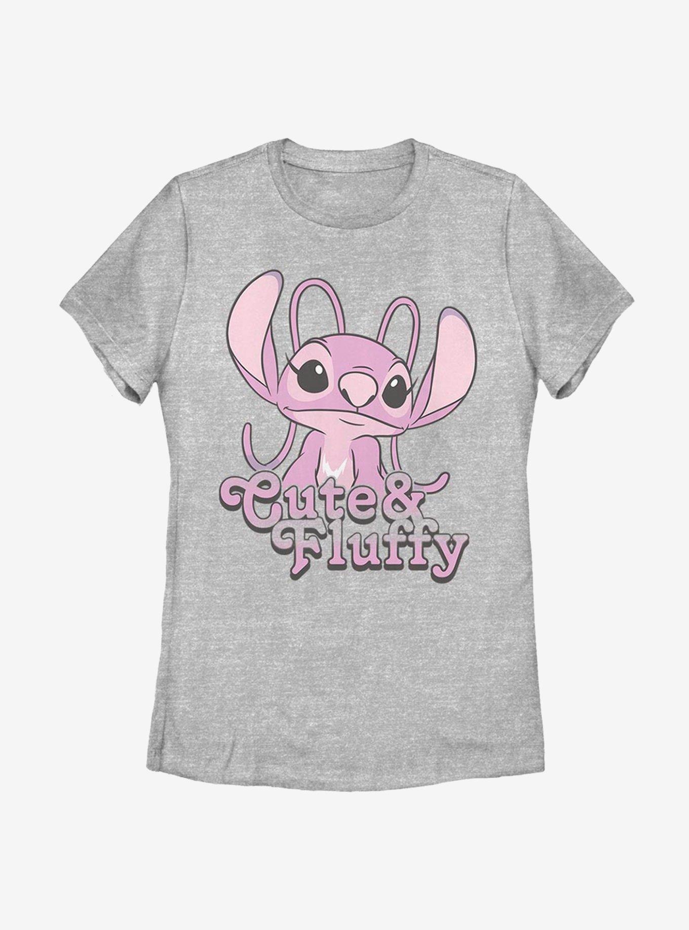 Disney Lilo And Stitch Fluffy Angel Womens T-Shirt, , hi-res