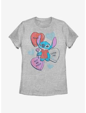 Disney Lilo And Stitch Heart Pizza Womens T-Shirt, , hi-res