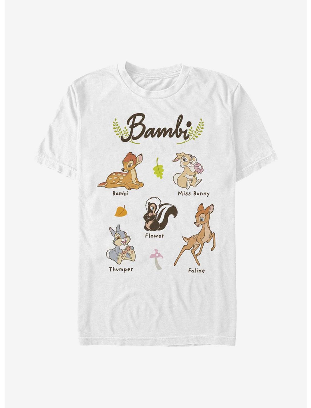 Disney Bambi Textbook T-Shirt, WHITE, hi-res