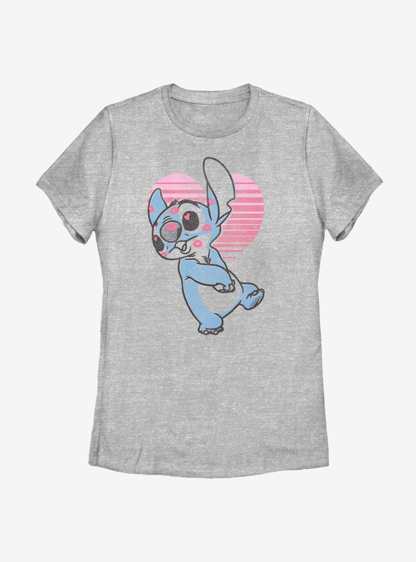 Disney Lilo And Stitch Kissy Faced Womens T-Shirt, , hi-res