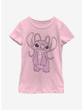 Disney Lilo And Stitch Big Angel Youth Girls T-Shirt, , hi-res