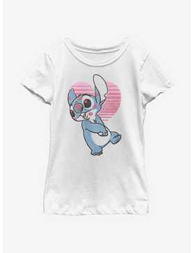 Disney Lilo And Stitch Kissy Faced Youth Girls T-Shirt, , hi-res