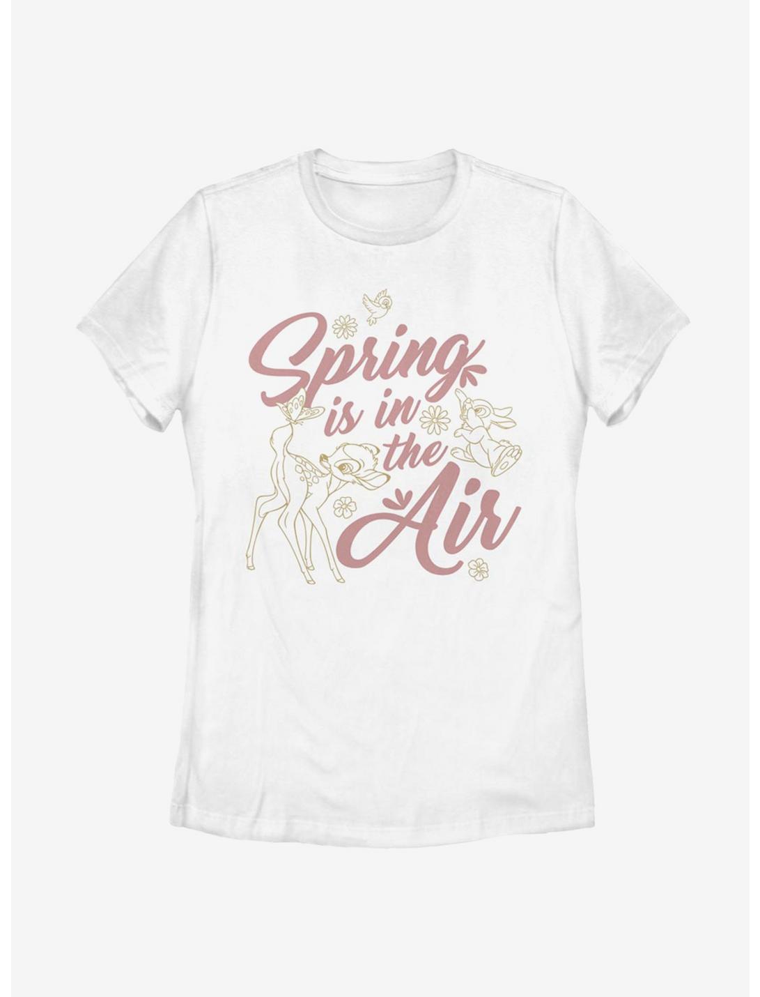 Disney Bambi Spring Forest Womens T-Shirt, WHITE, hi-res